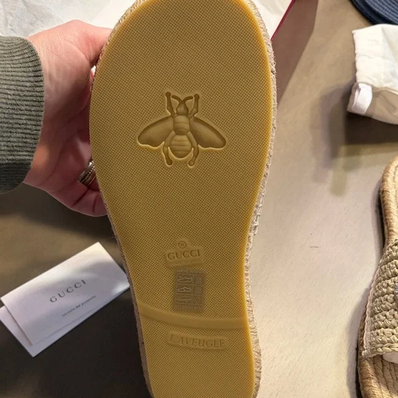 Gucci raffia sandals - Picture 2 of 6